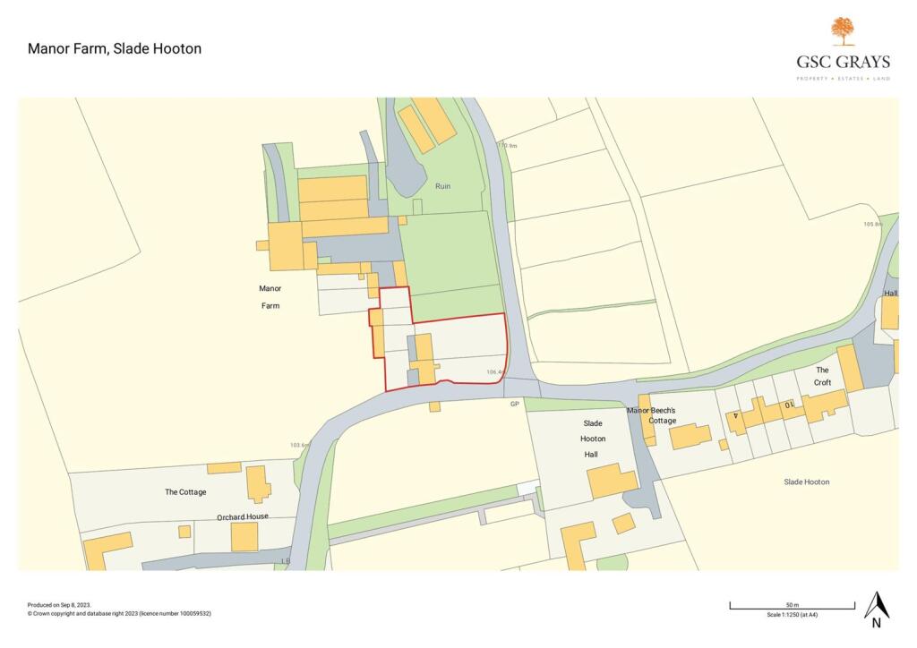 Manor Farmhouse, Slade Hooton Plan.jpg