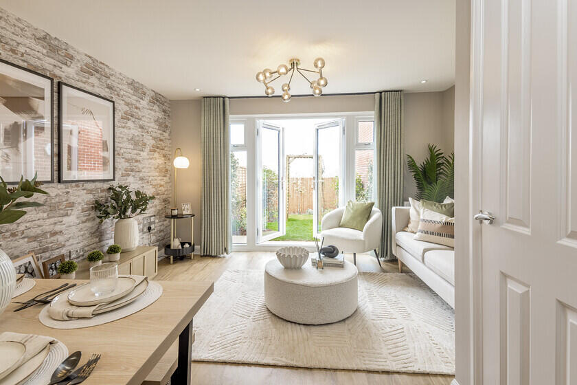 Lounge in the Wilford 2 bedroom home