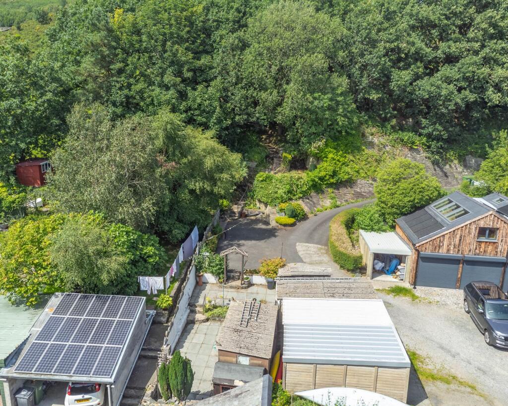 Rear courtyard &amp; coppice