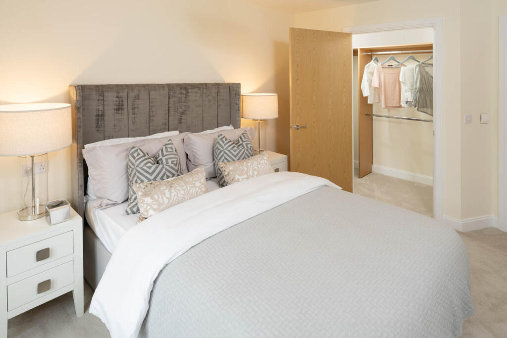 Show home master bedroom  