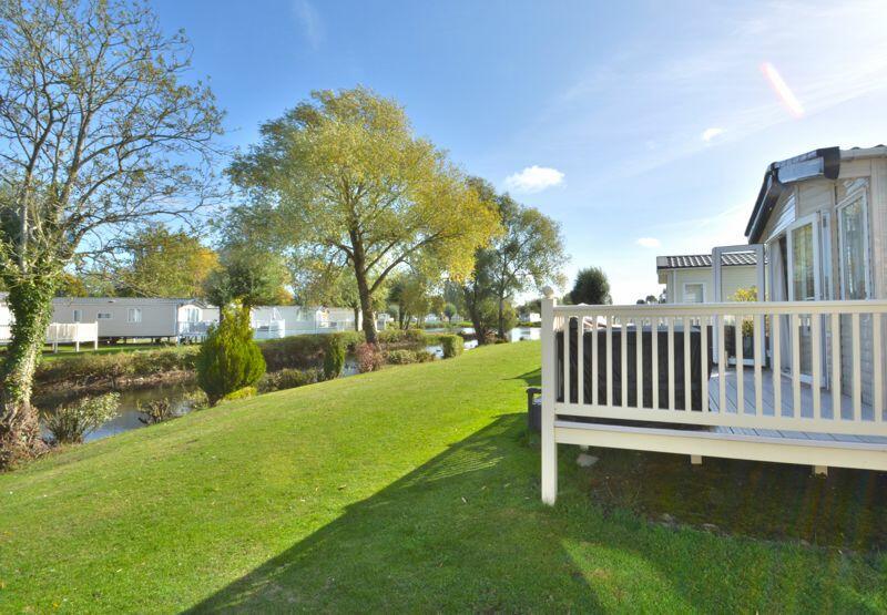 Decking and lake views