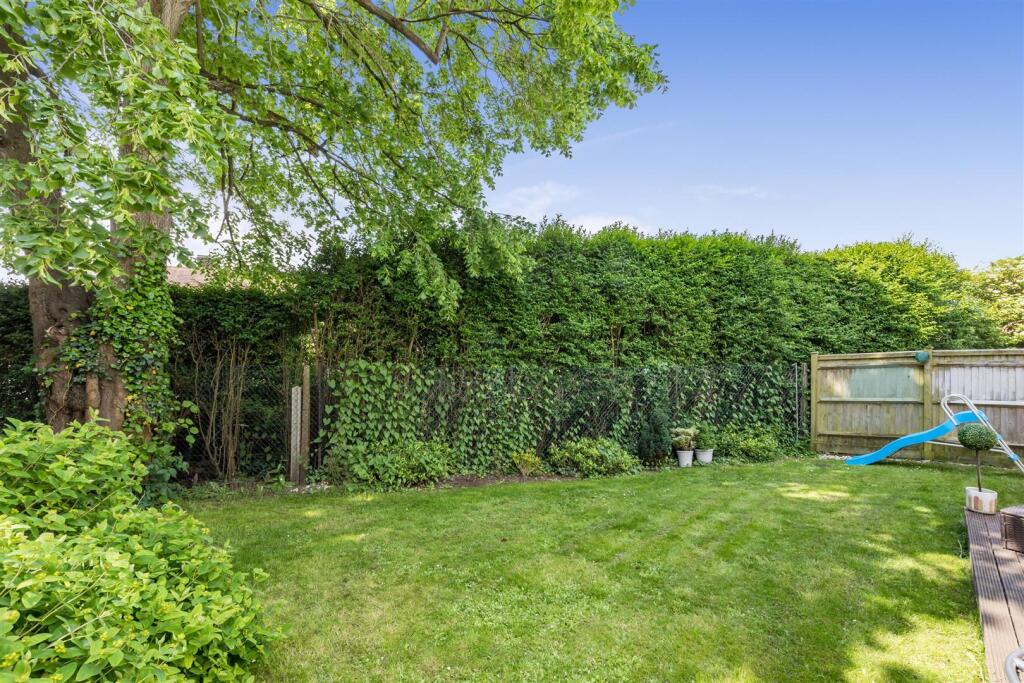 Landscaped rear garden