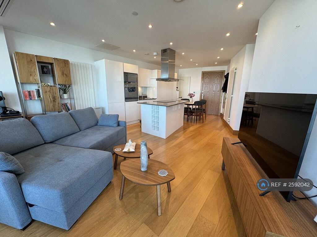 Living Area &amp; Open Plan Kitchen