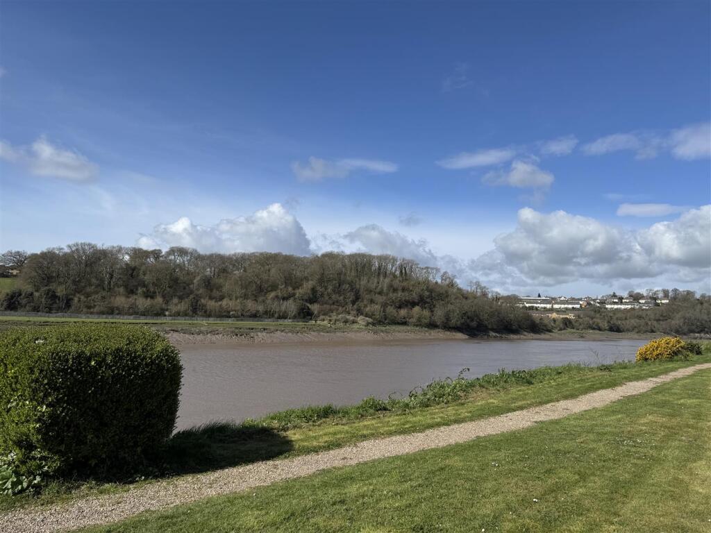 View and riverside walk