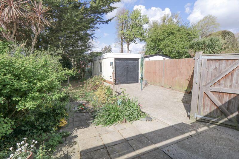 Garden with Detached Garage
