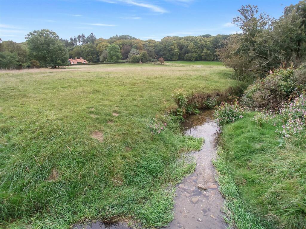 View Over Ford &amp; Fields Towards Sidehill Woods