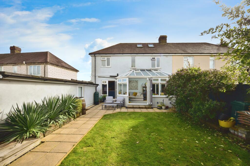 Private Rear Garden With Conservatory View