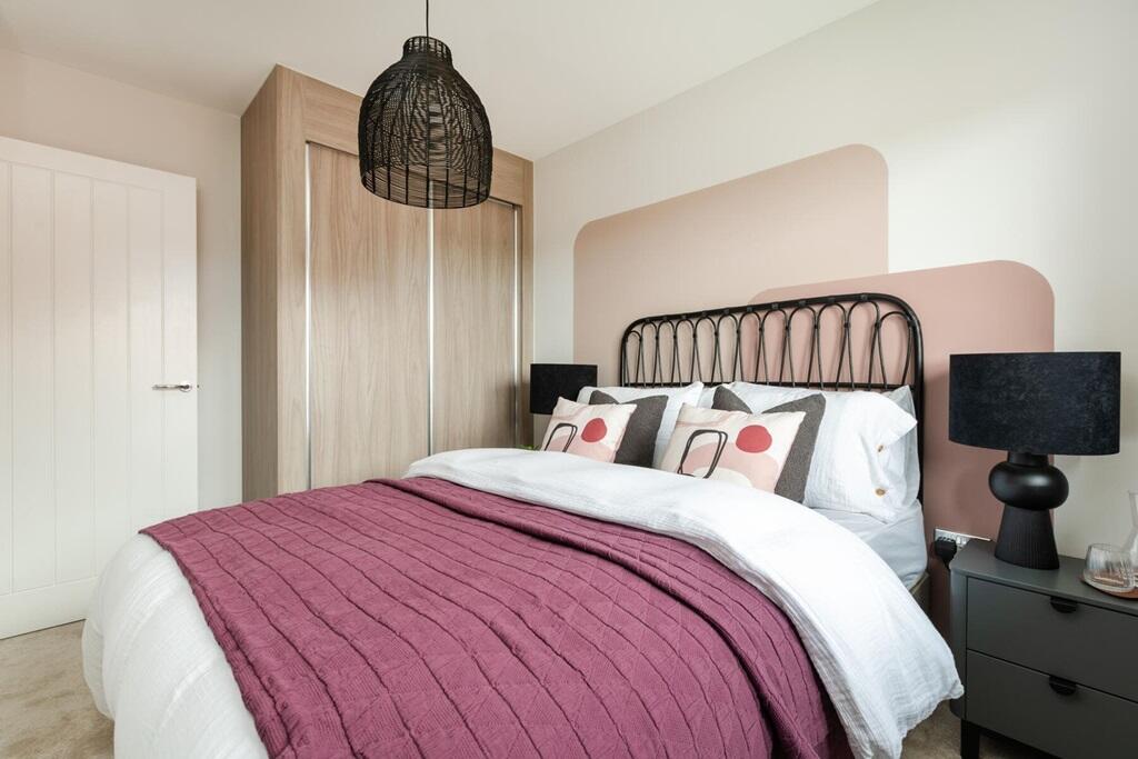 The second double bedroom is the perfect guest bedroom for friends and family