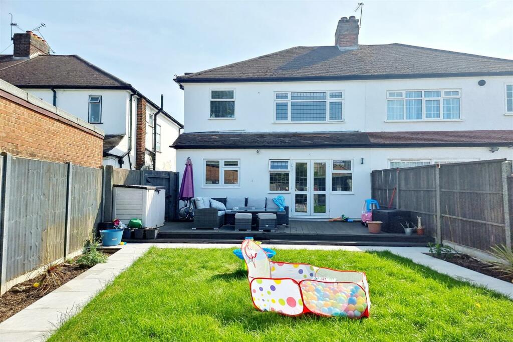 REAR ELEVATION OF PROPERTY: