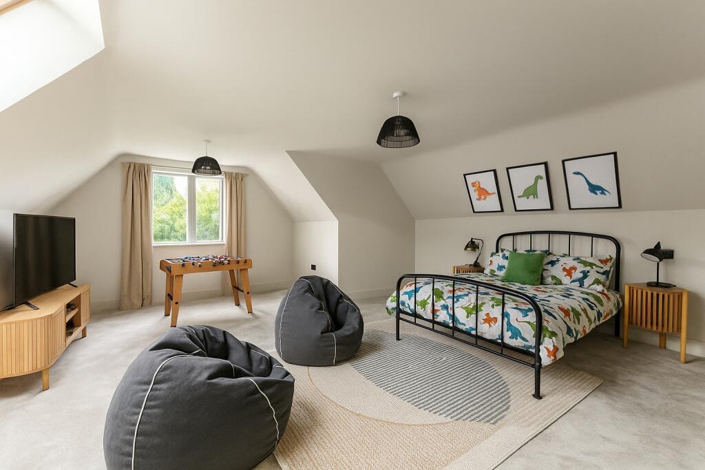 Show Home Bedroom - virtually staged