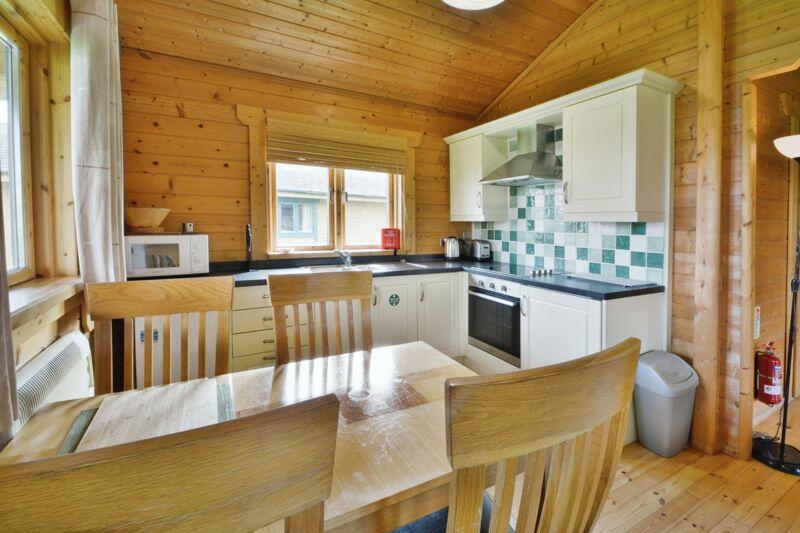 Dining area and kitchen