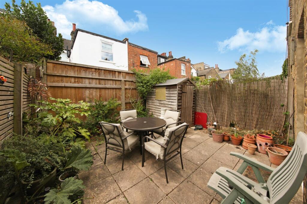 Private rear garden