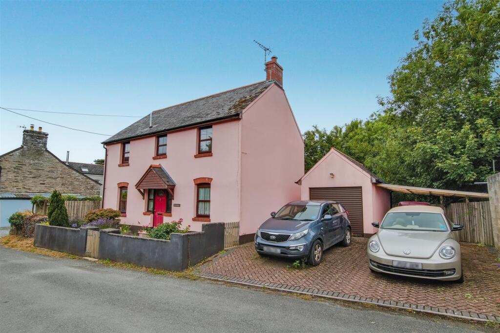 Front of House with Parking area