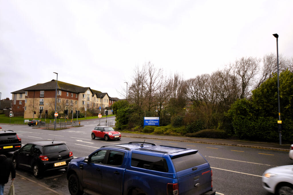 View to Cumberland Infirmary
