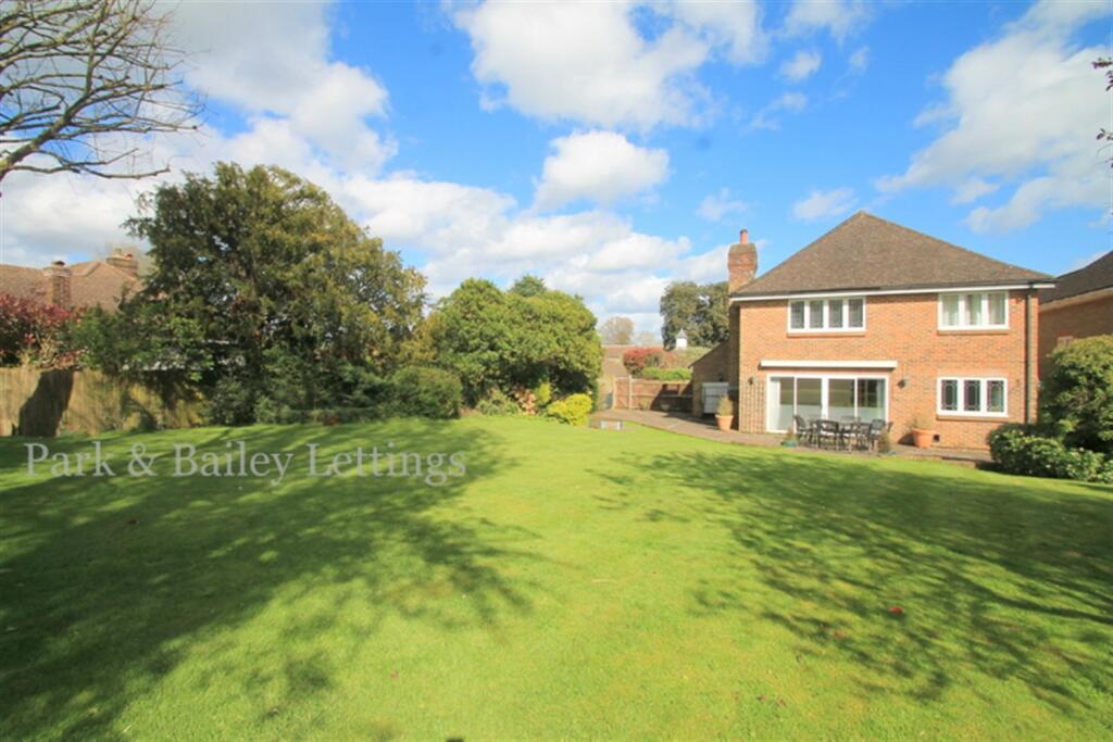 Rear of property