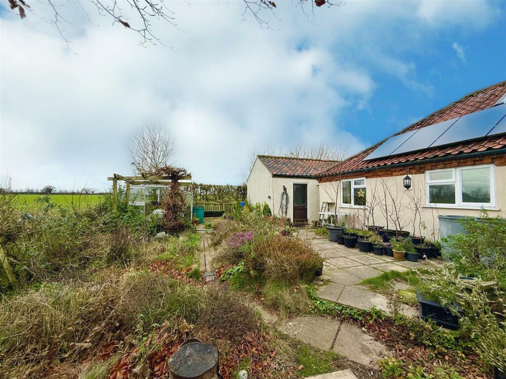 rear aspect and garden