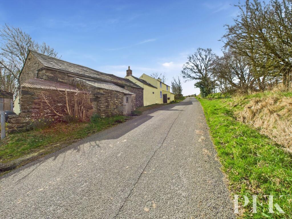 Exterior including barns