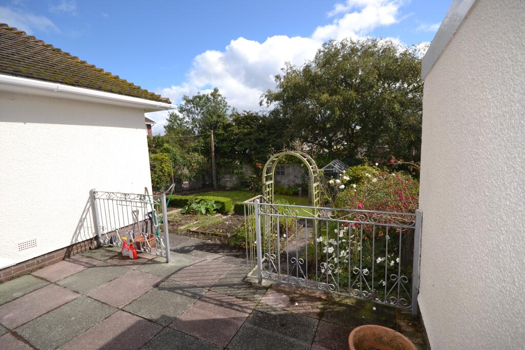 Rear patio