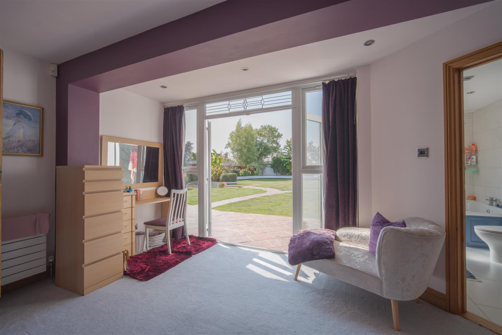 Master Bedroom view out to garden