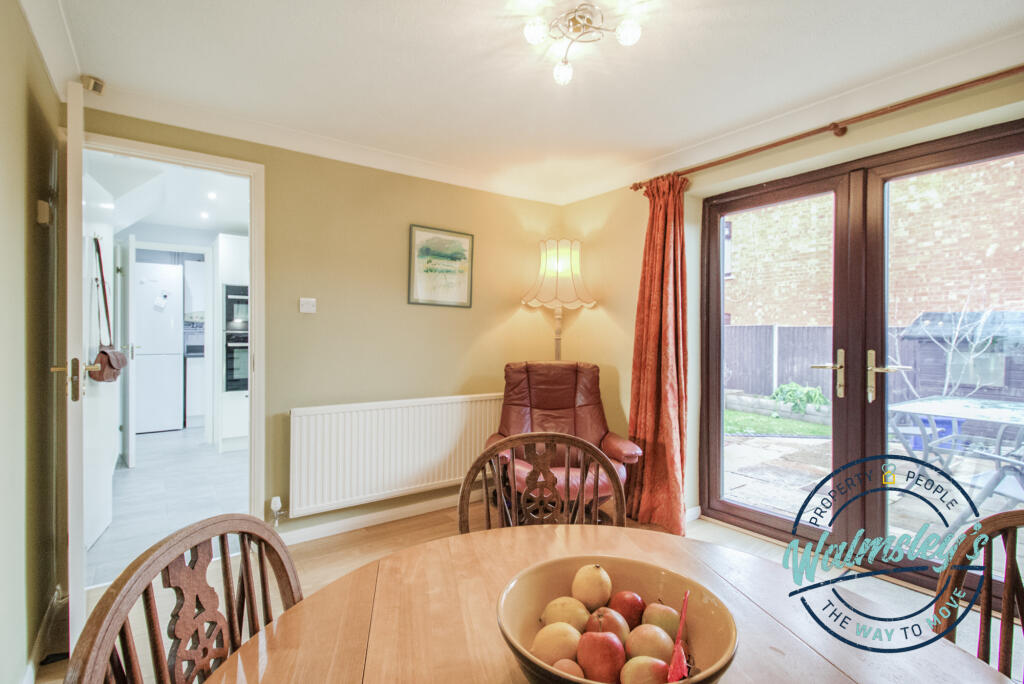 Dining room towards kitchen
