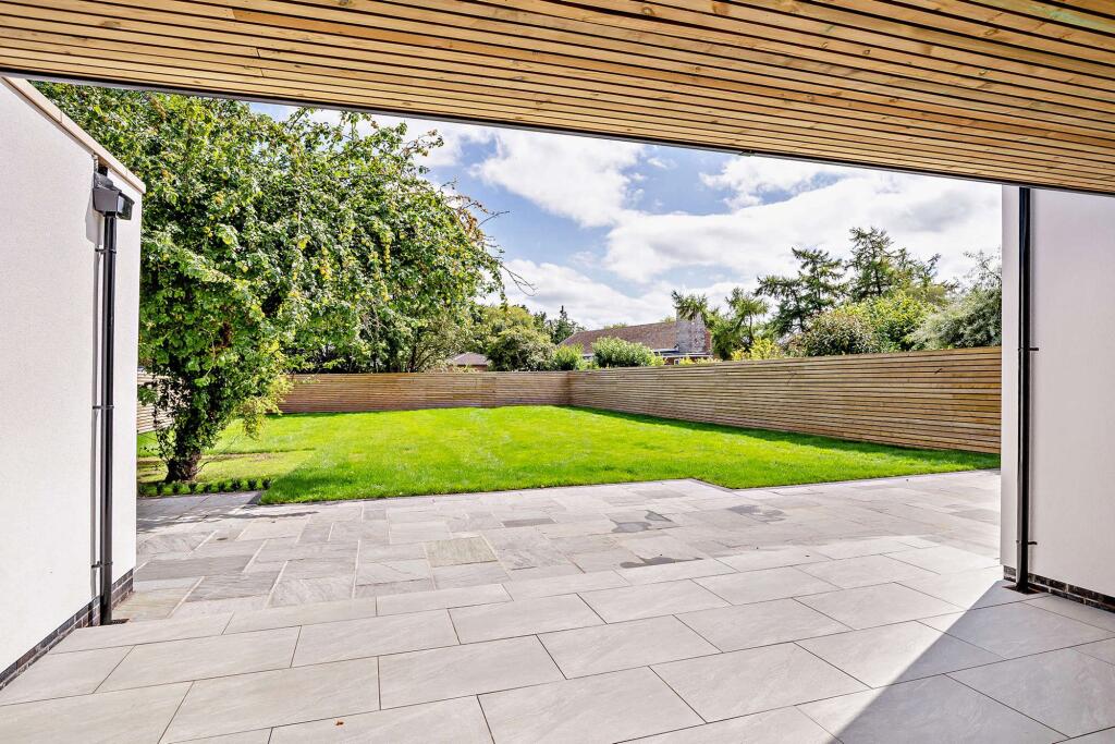 Patio off family area