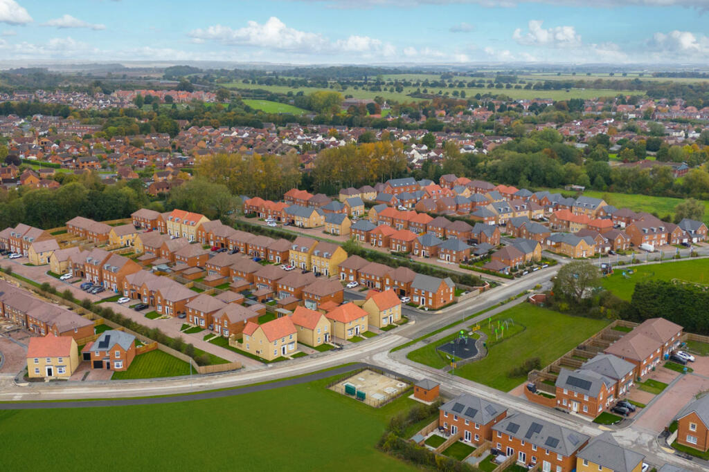 Minster View, Beverley from the air