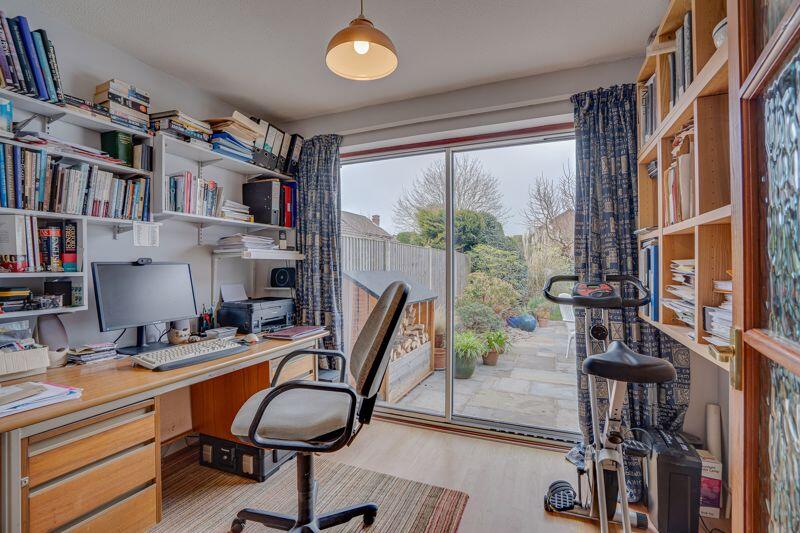 Study overlooking rear garden