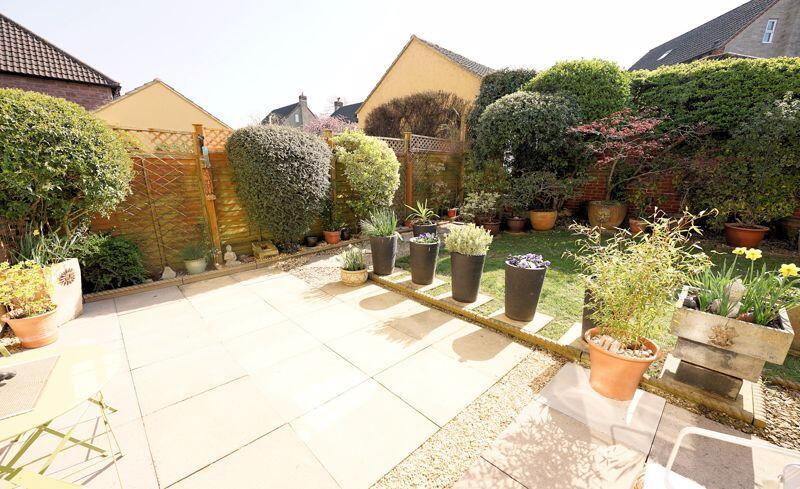 Patio adjoining the kitchen