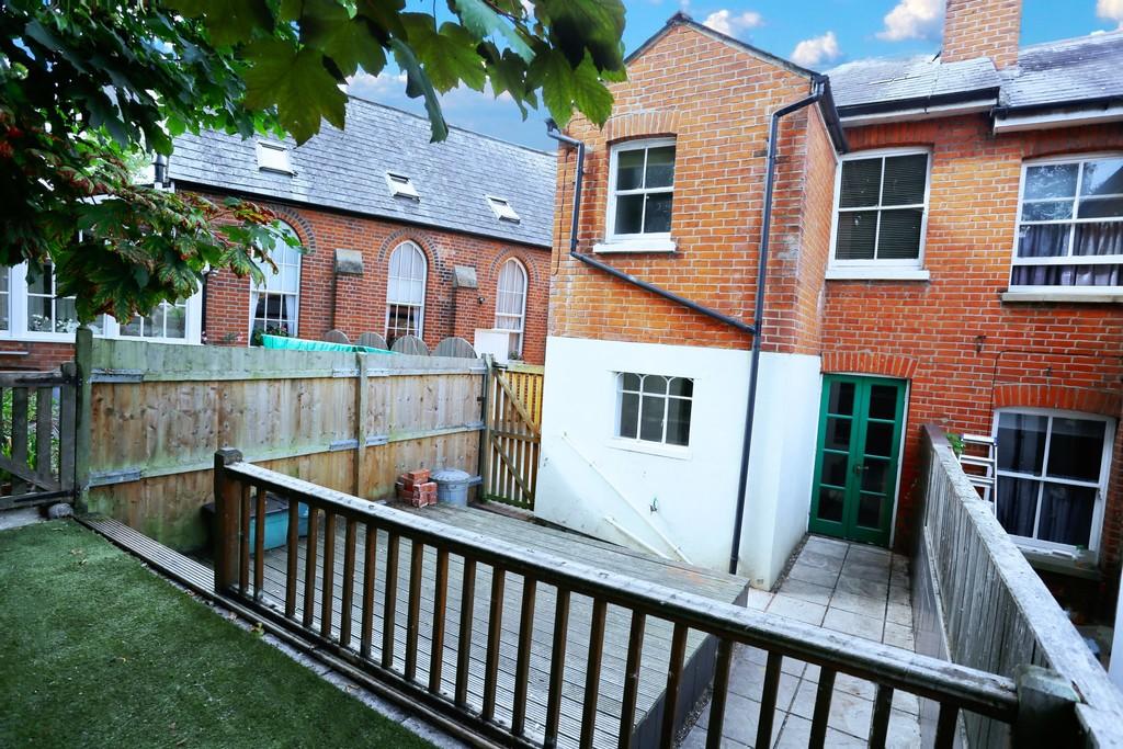 Rear of house