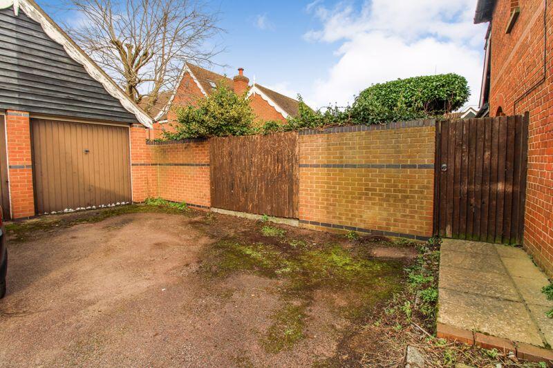 Garage and driveway