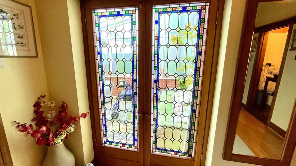 door to conservatory