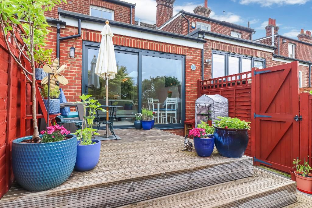 Decked terrace