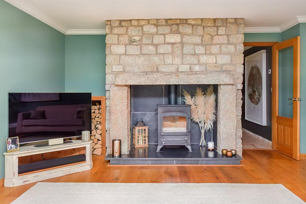 Feature fireplace