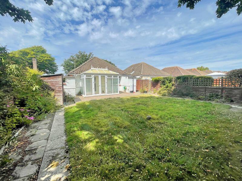 Rear of property