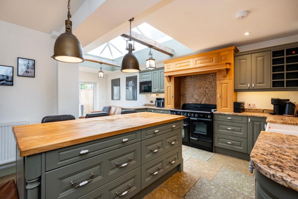 A luxurious but practical kitchen with so much sto