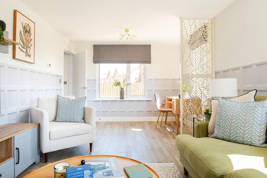 Light-filled living area - typical Taylor Wimpey home