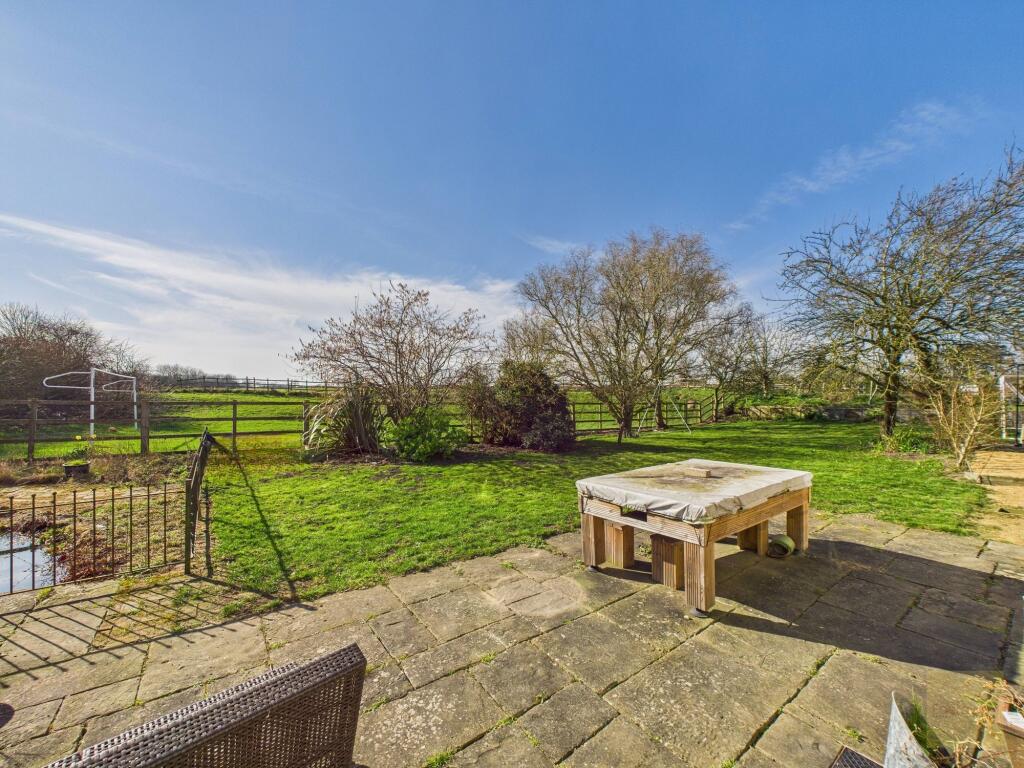 Patio in rear garden