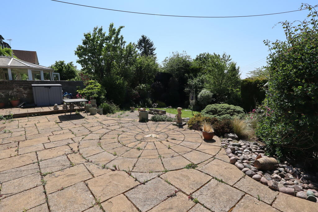 Terrace and garden