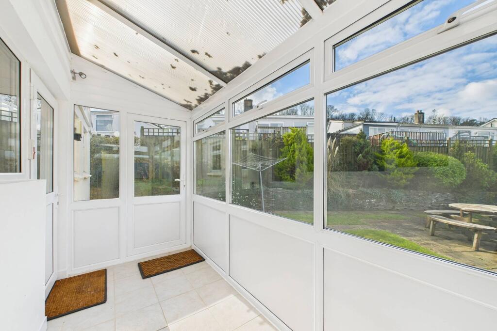Sunroom with garden access
