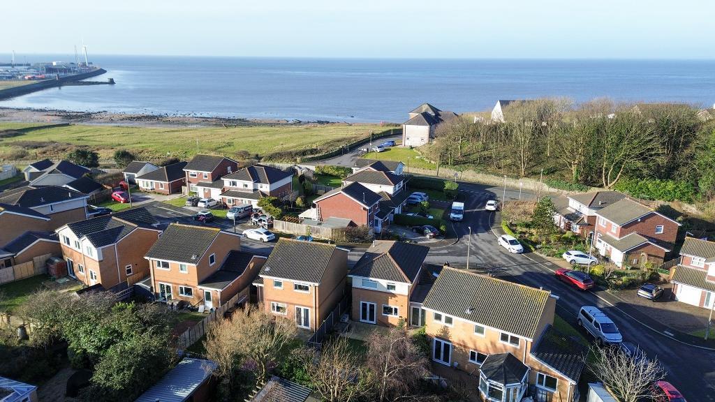 Aerial Picture Towards The Sea