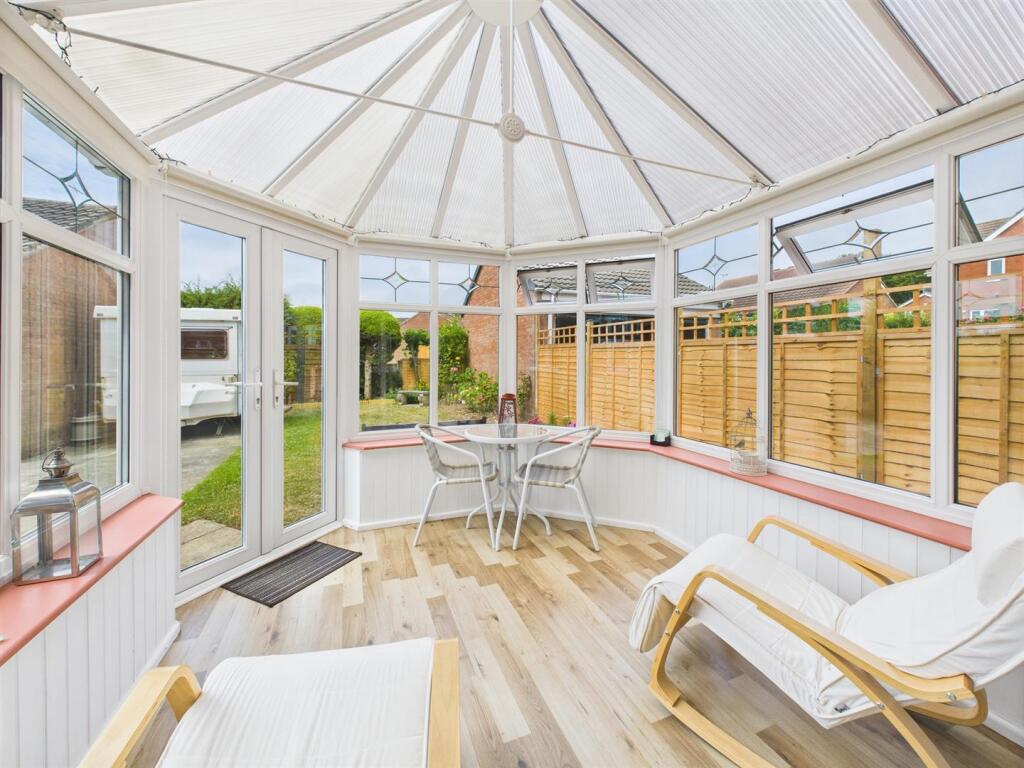Upvc conservatory: