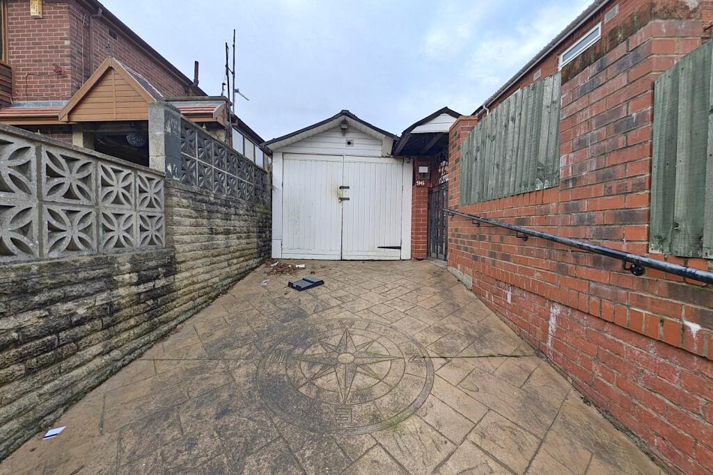 Driveway and Garage