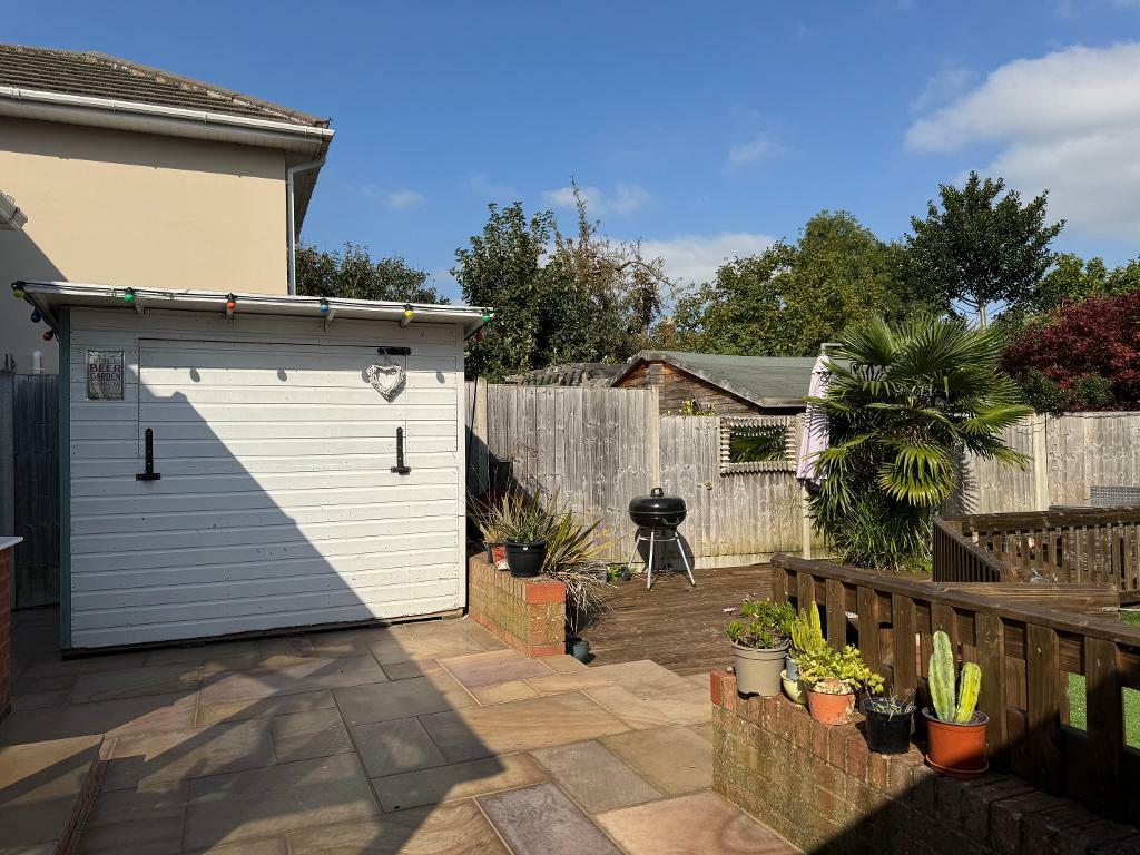 Shed and BBQ area