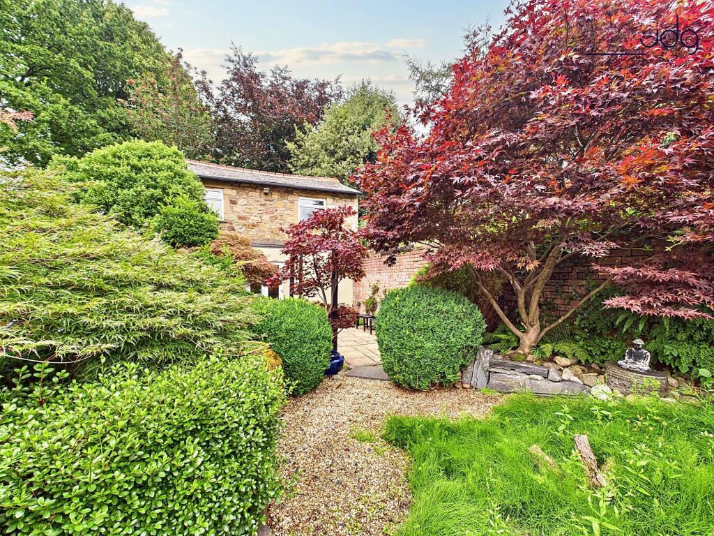 Landscaped Japanese style garden