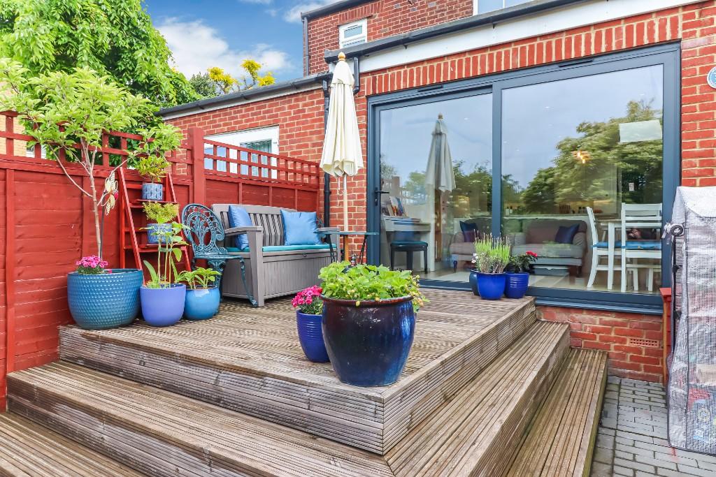 Decked terrace