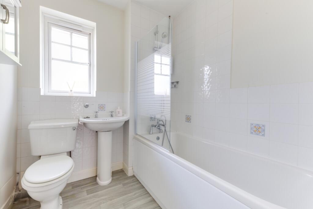 Family Bathroom with  over bath shower