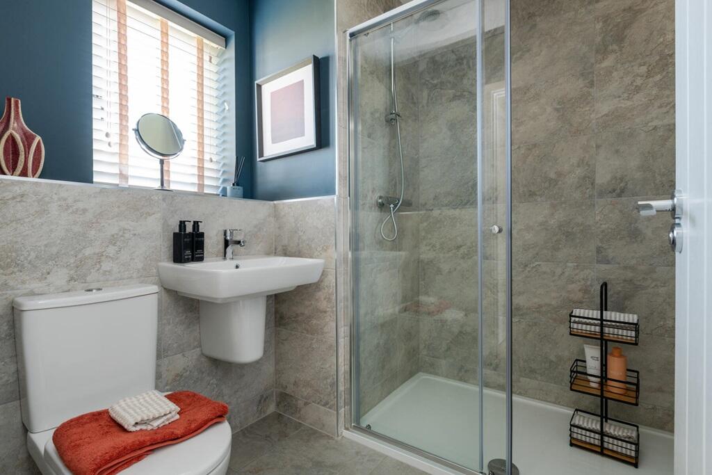 Bedroom 1 boasts its own private ensuite shower room