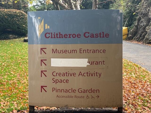 Clitheroe Castle Sign T202510241619.jpg