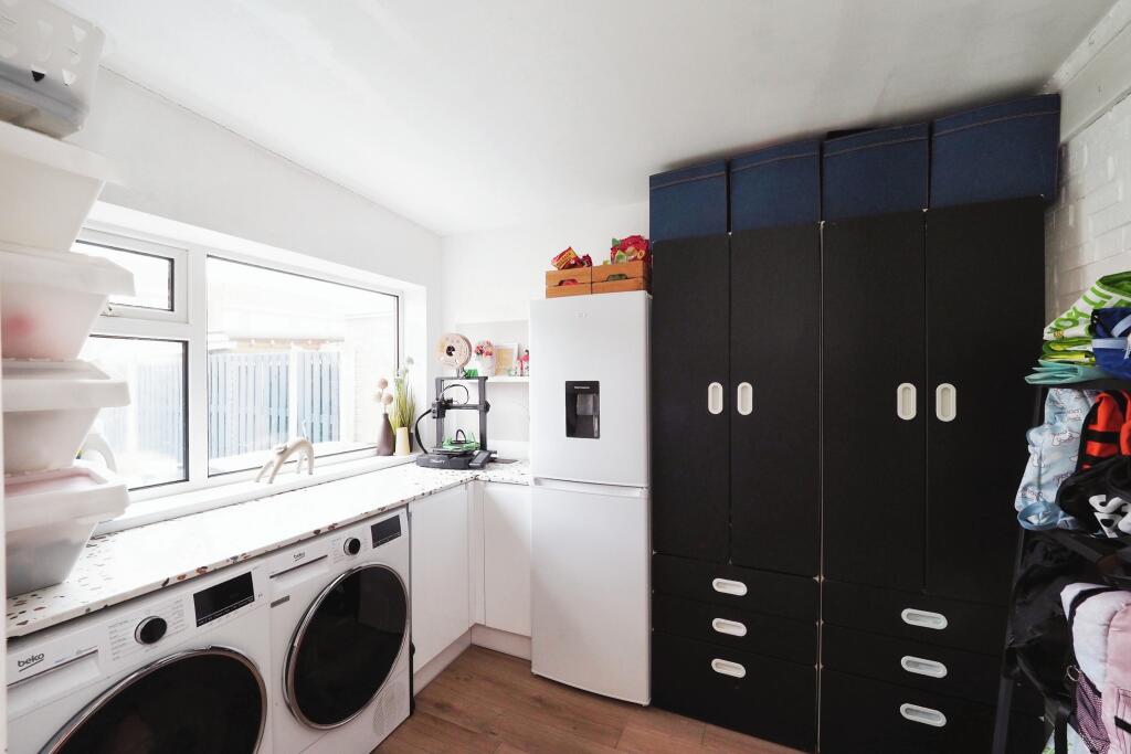 Separate Utility Room/Store