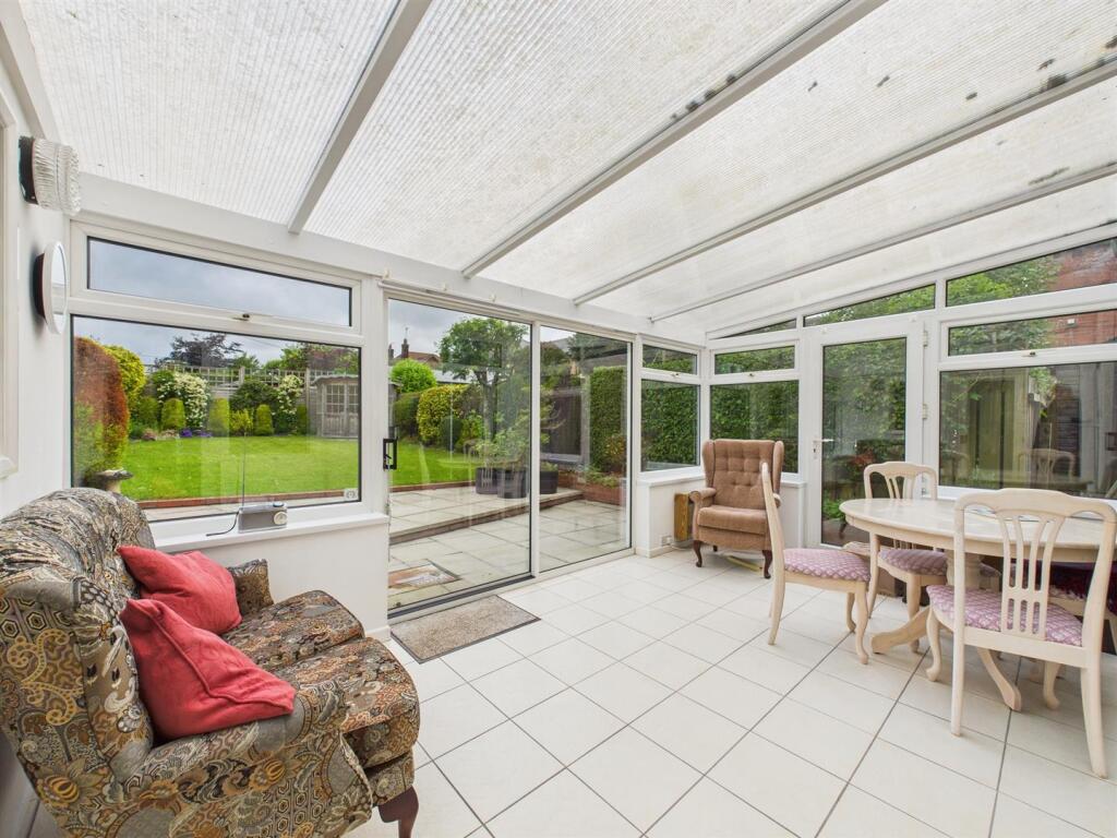 Upvc conservatory: